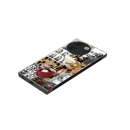 Old Money Mood stylish phone case for vivo v30e | glossy glass and slim fit