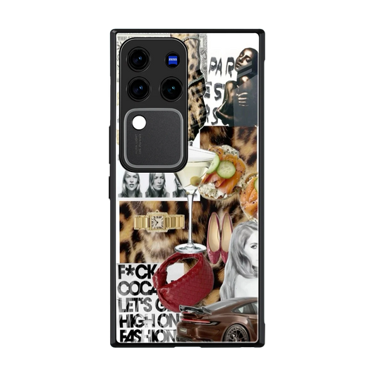 Old Money Mood back phone cover | glass case forvivo v30 pro
