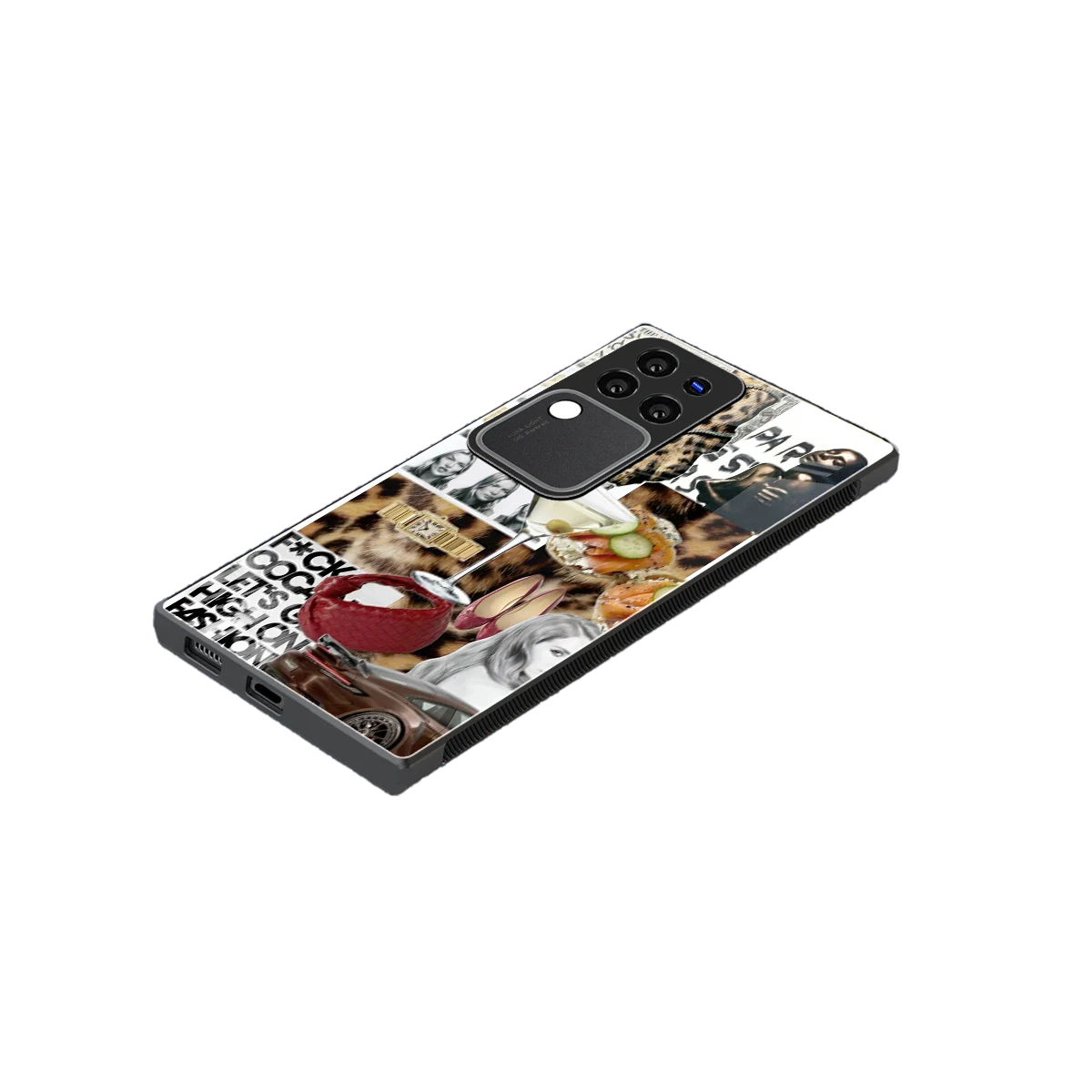 Old Money Mood stylish phone case forvivo v30 pro | glossy glass and slim fit