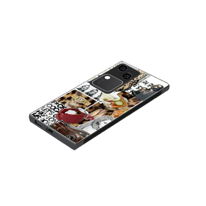 Old Money Mood stylish phone case for vivo v30 | glossy glass and slim fit