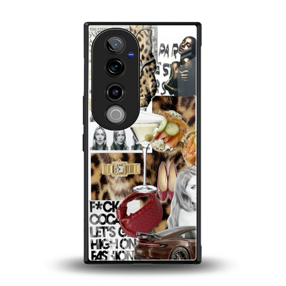 Old Money Mood back phone cover | glass case for vivo v40 pro