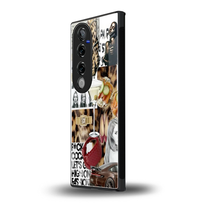 Old Money Mood vivo v40 pro mobile cover | shockproof glass phone case