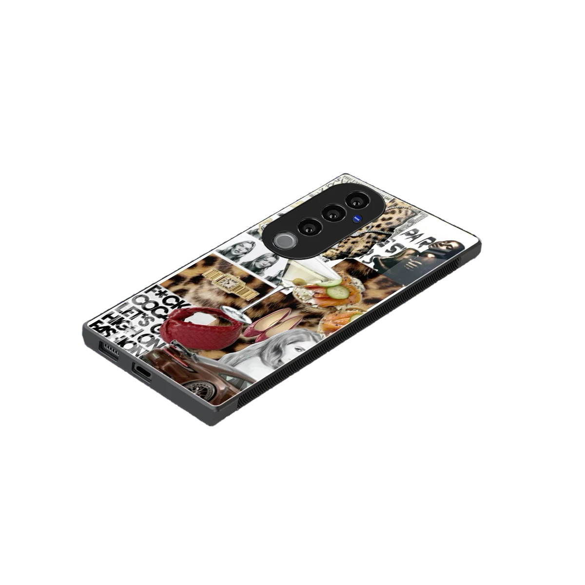 Old Money Mood stylish phone case for vivo v40 pro | glossy glass and slim fit