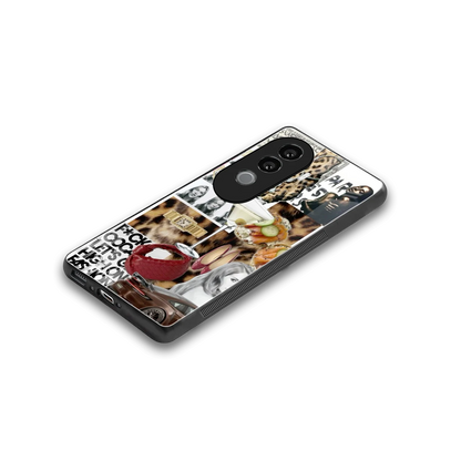 Old Money Mood stylish phone case for vivo v40e | glossy glass and slim fit
