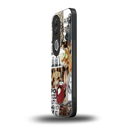 Old Money Mood vivo v50 mobile cover | shockproof glass phone case