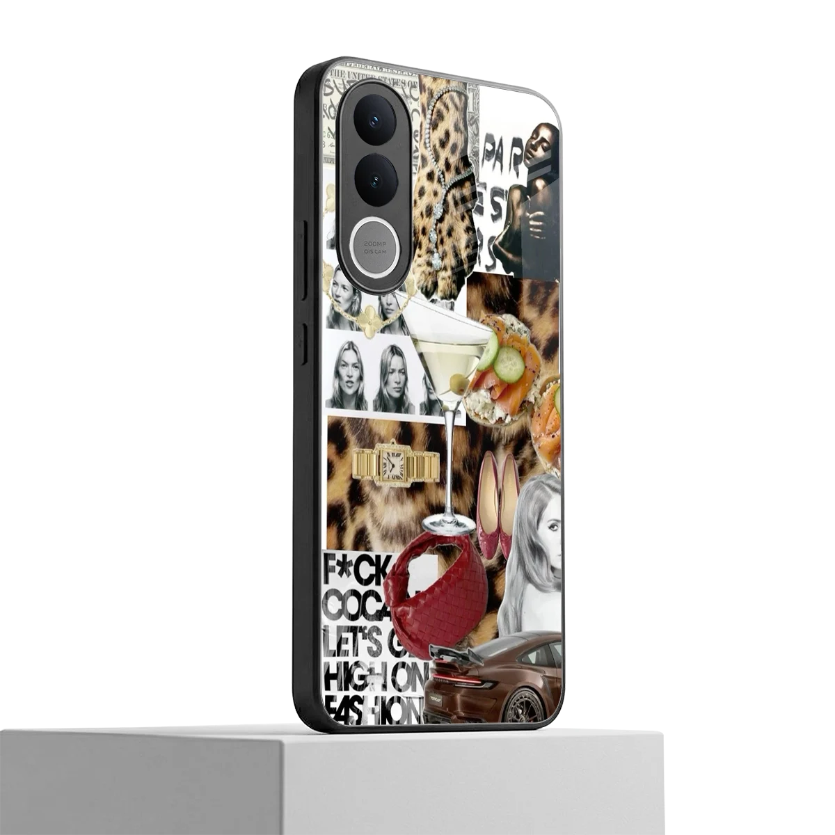 Old Money Mood vivo v70 fe mobile cover | shockproof glass phone case