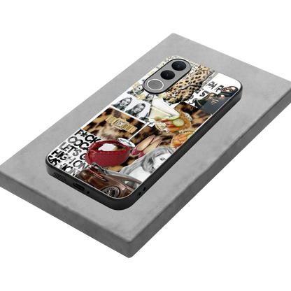 Old Money Mood stylish phone case for vivo v70 fe | glossy glass and slim fit