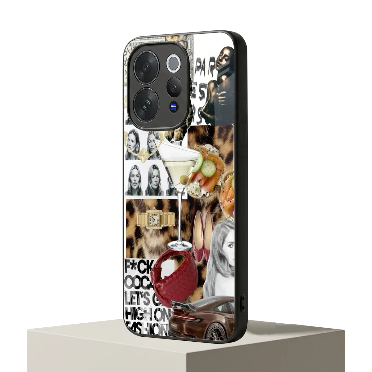 Old Money Mood vivo v70 elite mobile cover | shockproof glass phone case