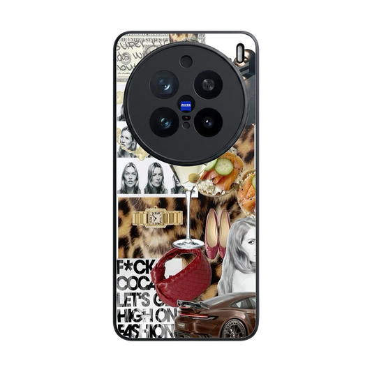 Old Money Mood back phone cover | glass case for vivo x200 pro