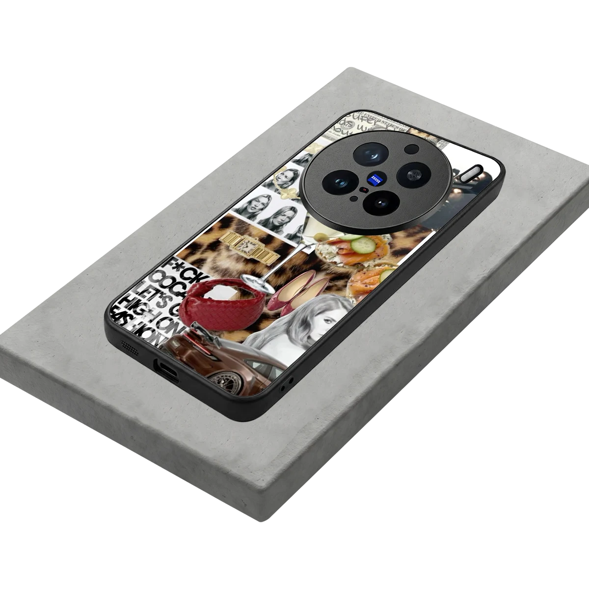 Old Money Mood stylish phone case for vivo x200 pro | glossy glass and slim fit