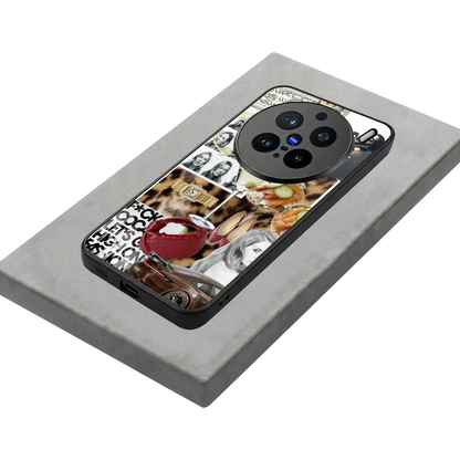 Old Money Mood stylish phone case for vivo x200 pro | glossy glass and slim fit