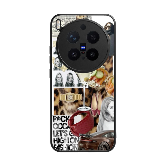 Old Money Mood back phone cover | glass case for vivo x300 pro