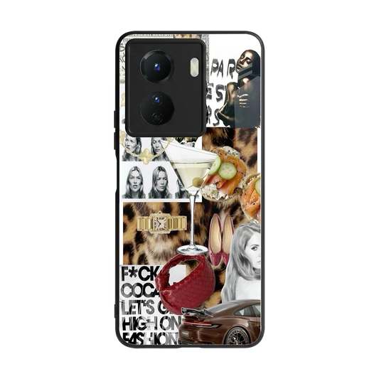 Old Money Mood back phone cover | glass case for vivo y16