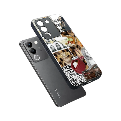 Old Money Mood sleek vivo y200 5g cover with tempered glass back and TPU edges