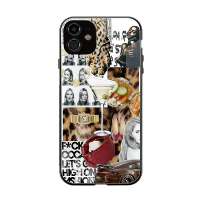 Old Money Mood back phone cover | glass case for iphone 12