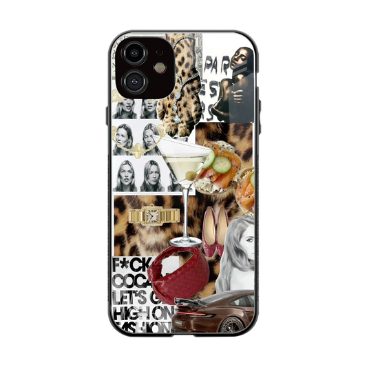 Old Money Mood back phone cover | glass case for iphone 12