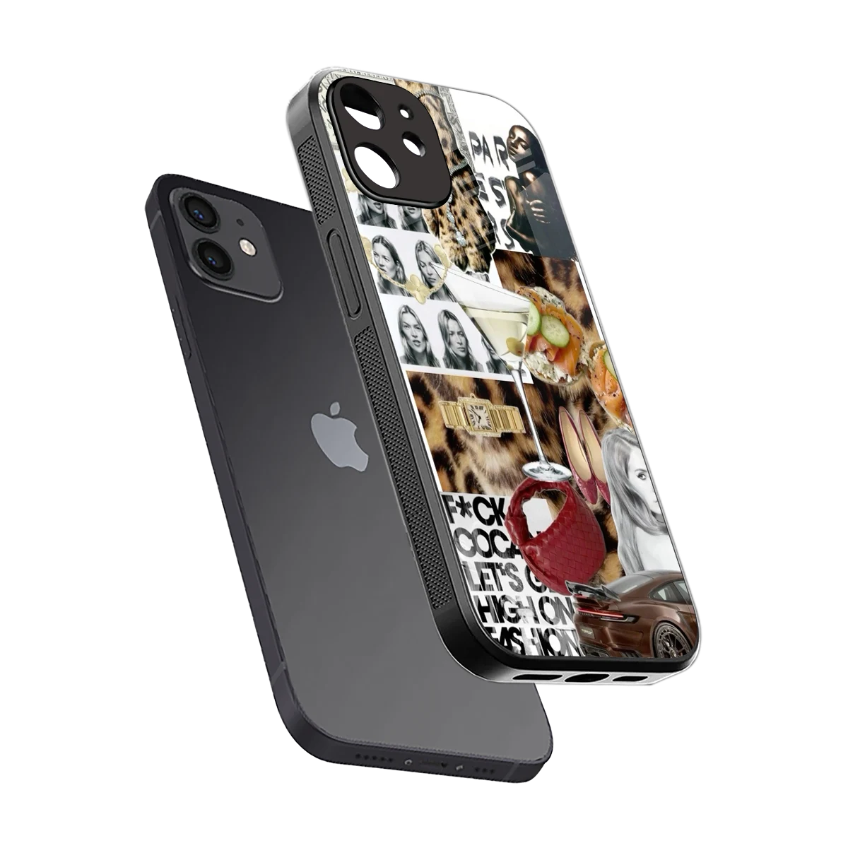 Old Money Mood sleek iphone 11 cover with tempered glass back and TPU edges