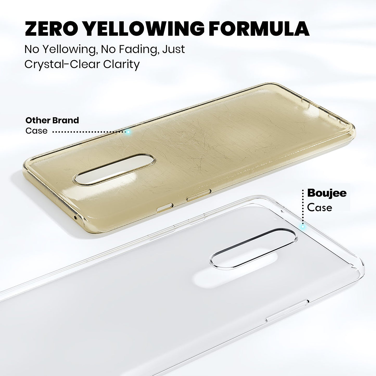 Anti Yellow Magsafe Clear Case for OnePlus 6T