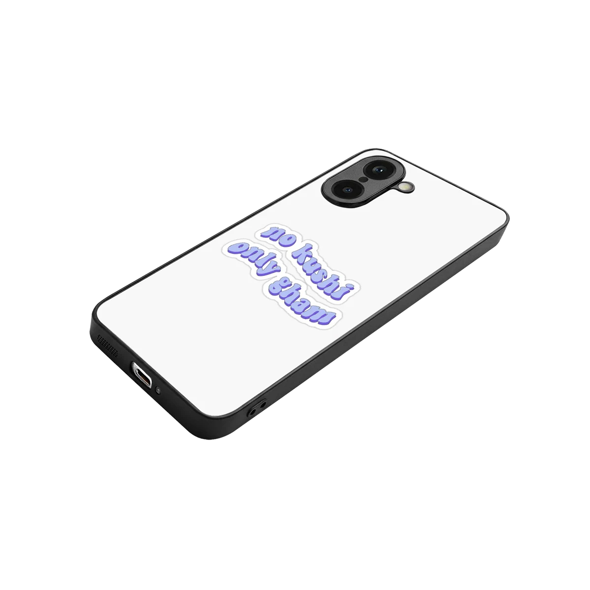 Only Gham stylish phone case for oneplus nord ce5 5g | glossy glass and slim fit