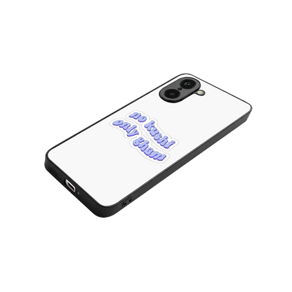 Only Gham stylish phone case for oneplus nord ce5 5g | glossy glass and slim fit