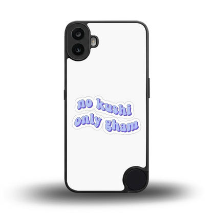 Only Gham back phone cover | glass case for cmf nothing phone 1