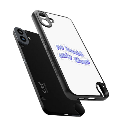 Only Gham sleek cmf nothing phone 1 cover with tempered glass back and TPU edges