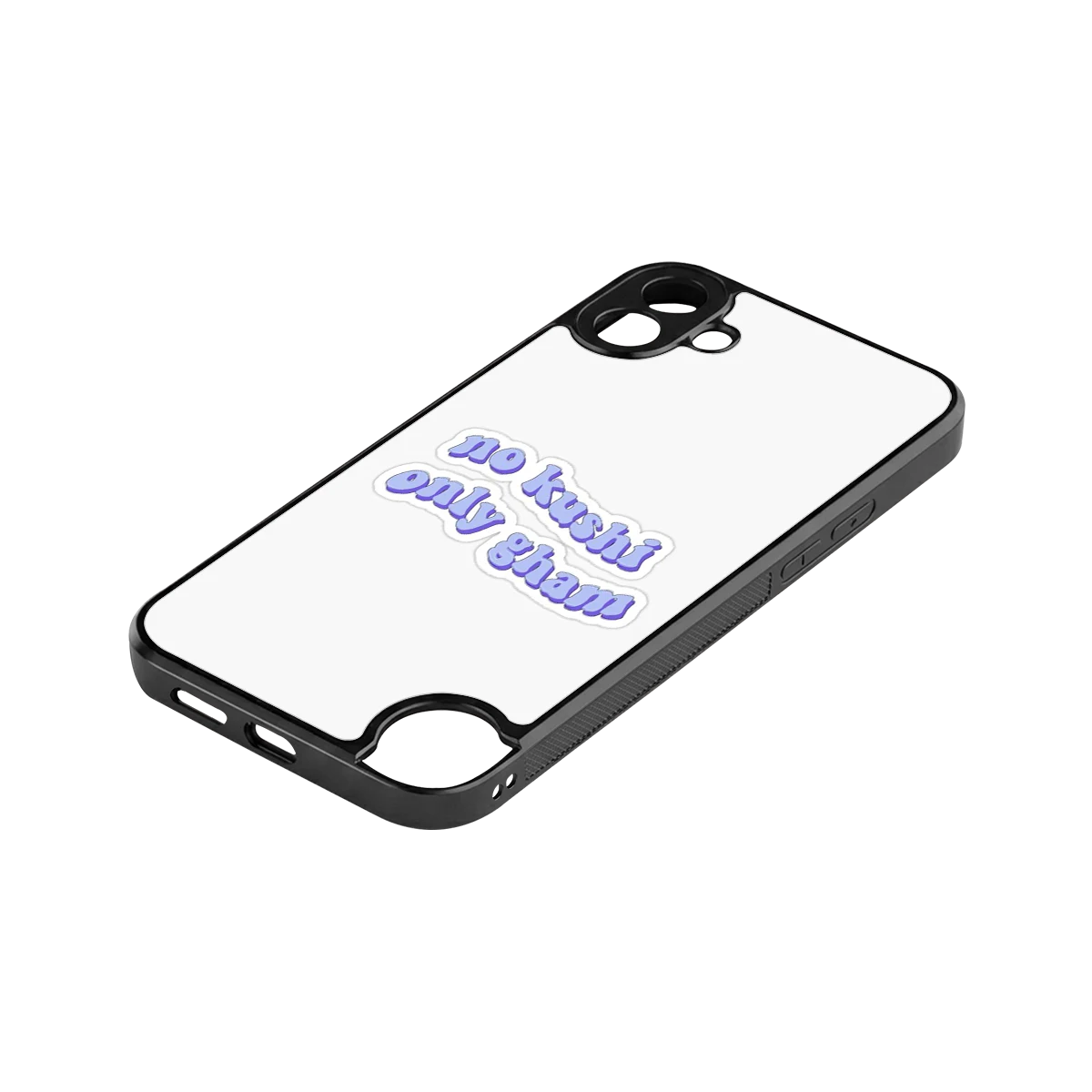 Only Gham stylish phone case for cmf nothing phone 1 | glossy glass and slim fit