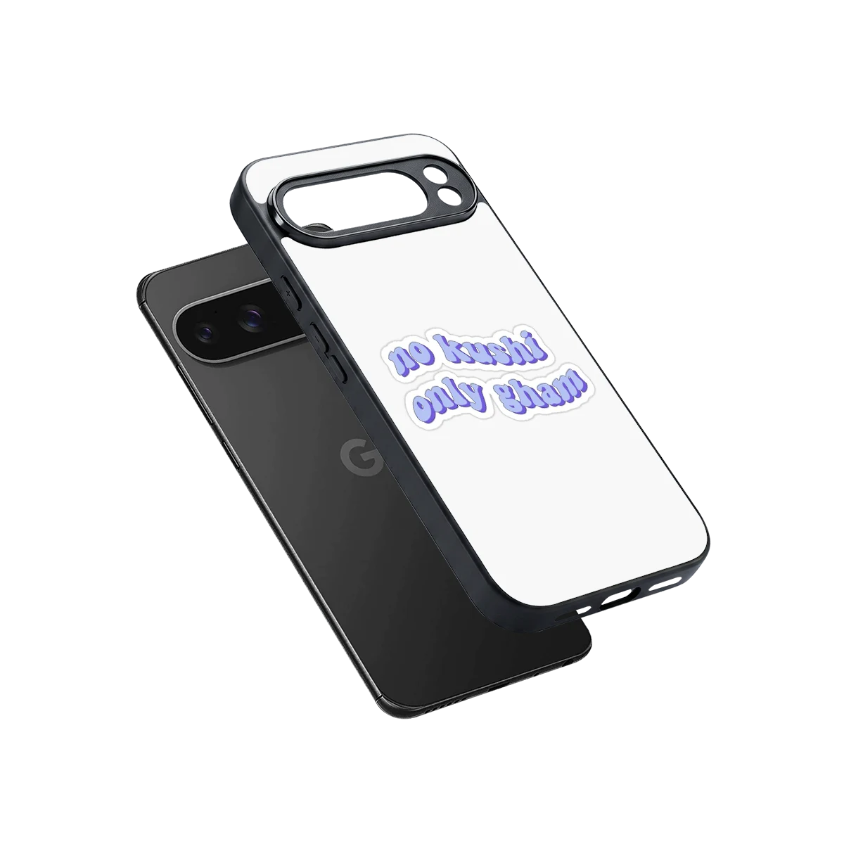 Only Gham sleek google pixel 10 pro xl cover with tempered glass back and TPU edges
