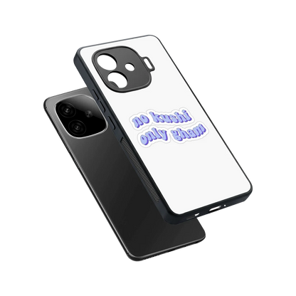 Only Gham sleek iqoo neo 10r 5g cover with tempered glass back and TPU edges