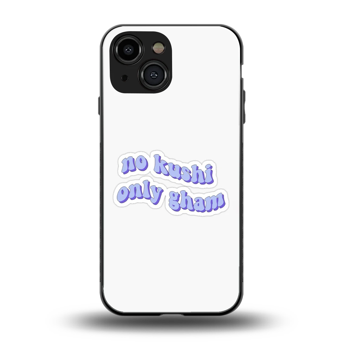 Only Gham back phone cover | glass case for iphone 13 mini