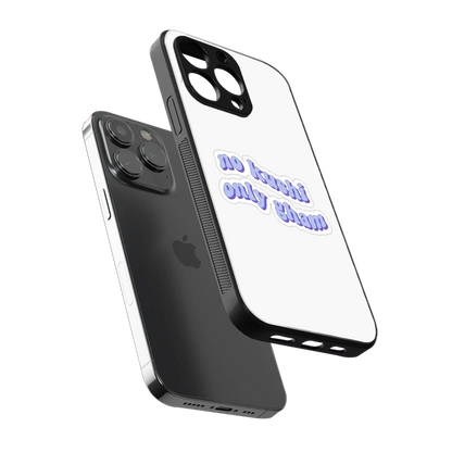 Only Gham sleek iphone 13 pro cover with tempered glass back and TPU edges