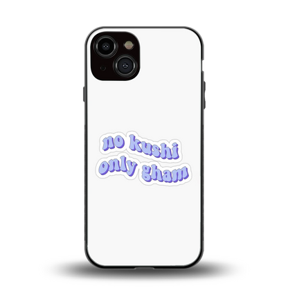 Only Gham back phone cover | glass case for iphone 14