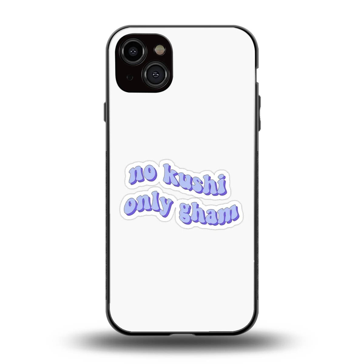 Only Gham back phone cover | glass case for iphone 14 plus