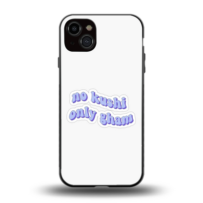 Only Gham back phone cover | glass case for iphone 14 plus