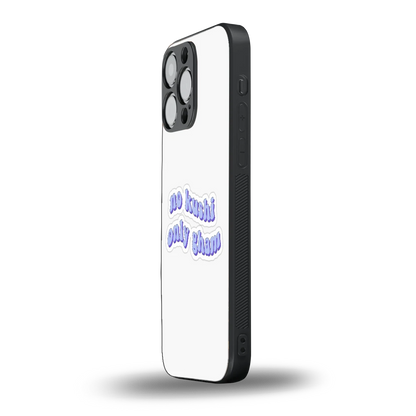 Only Gham iphone 15 pro max mobile cover | shockproof glass phone case