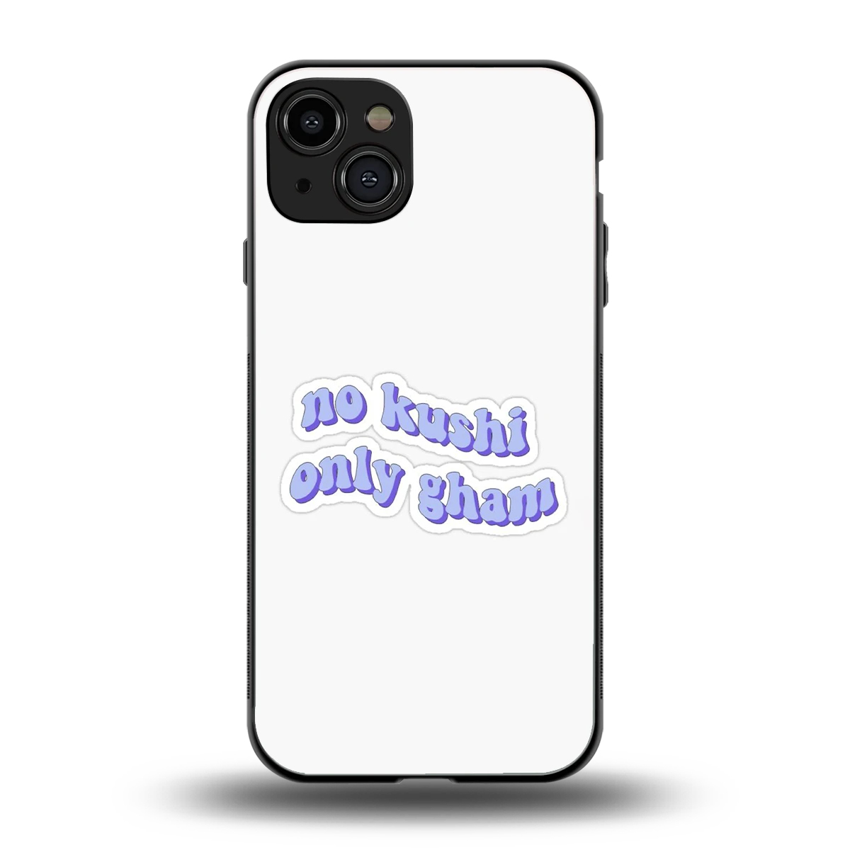 Only Gham back phone cover | glass case for iphone 15