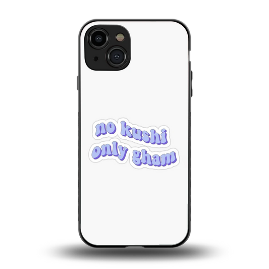 Only Gham back phone cover | glass case for iphone 15