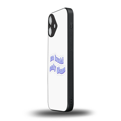 Only Gham iphone 16 plus mobile cover | shockproof glass phone case