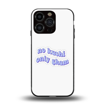 Only Gham back phone cover | glass case for iphone 16 pro
