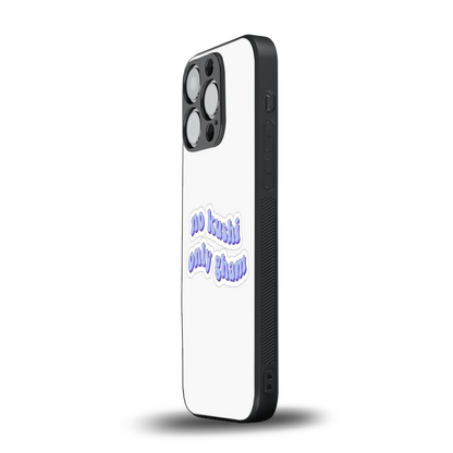 Only Gham iphone 16 pro mobile cover | shockproof glass phone case