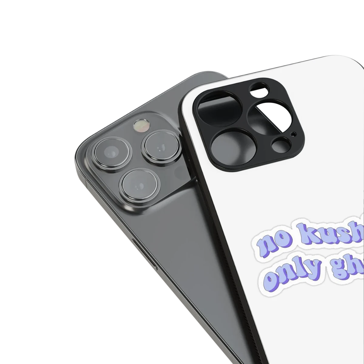 Only Gham stylish phone case for iphone 13 pro | glossy glass and slim fit