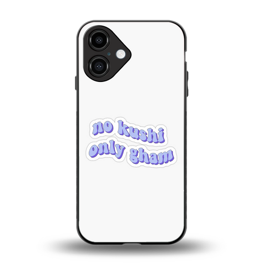 Only Gham Phone Case for Iphone 16 | Glass Case