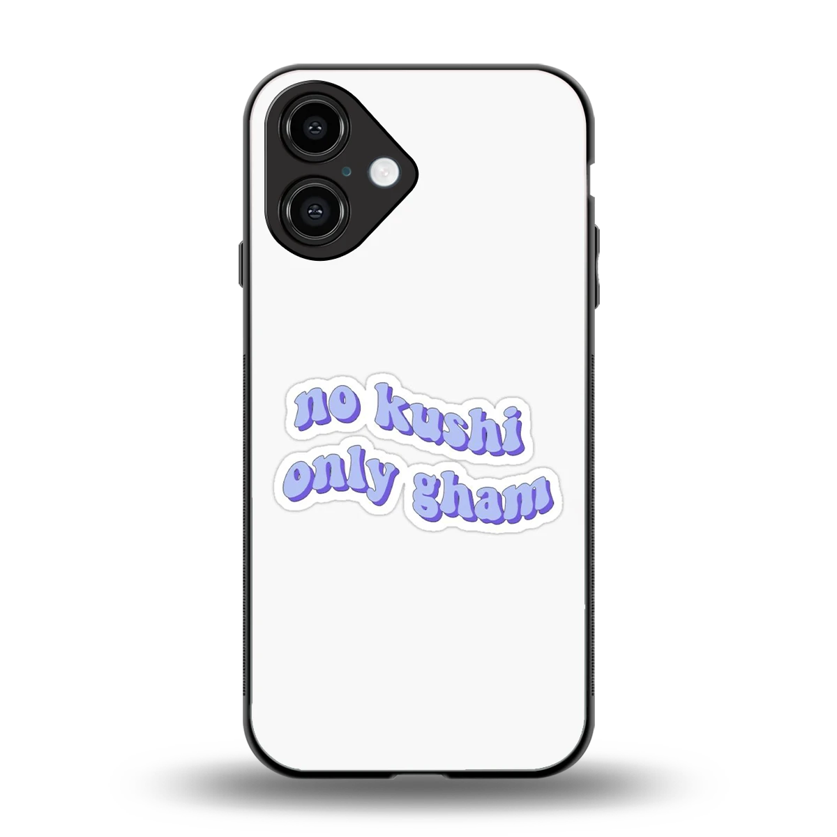 Only Gham back phone cover | glass case for iphone 16
