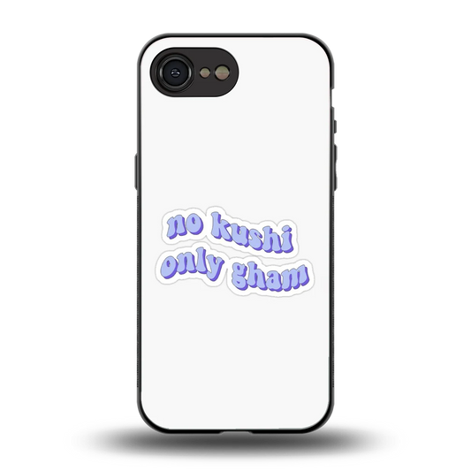 Only Gham back phone cover | glass case for iphone 17e