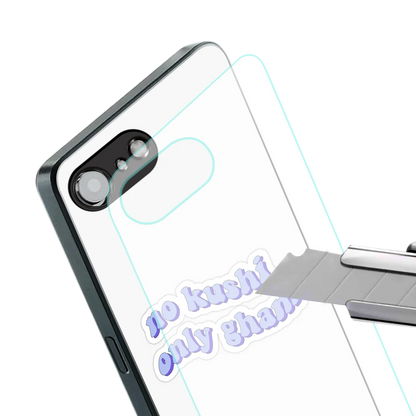 Only Gham stylish phone case for iphone 17e | glossy glass and slim fit