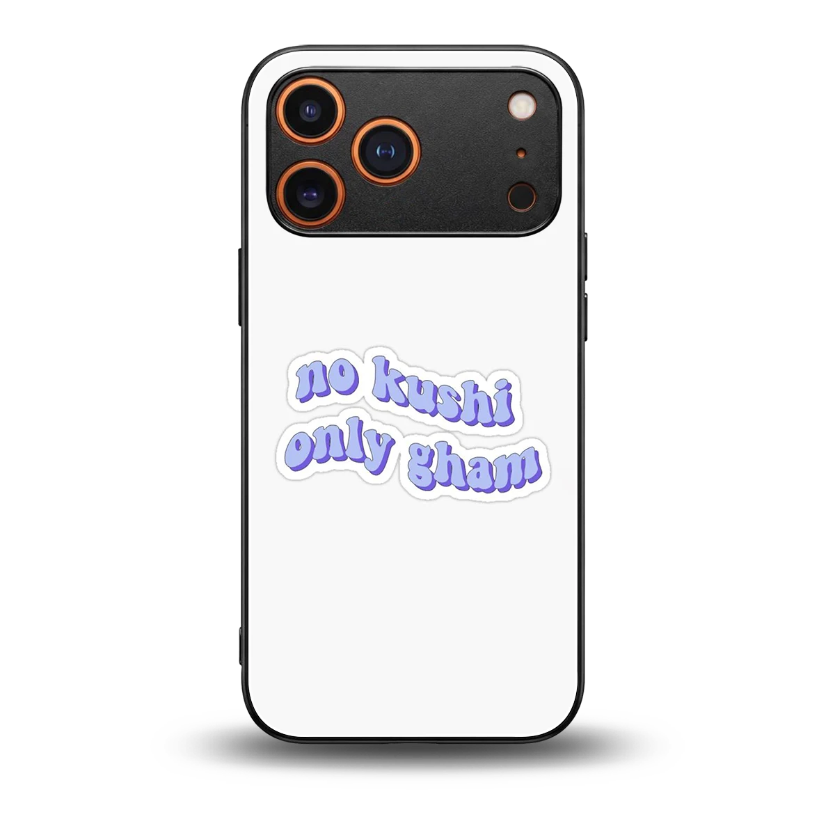 Only Gham back phone cover | glass case for iphone 17 pro