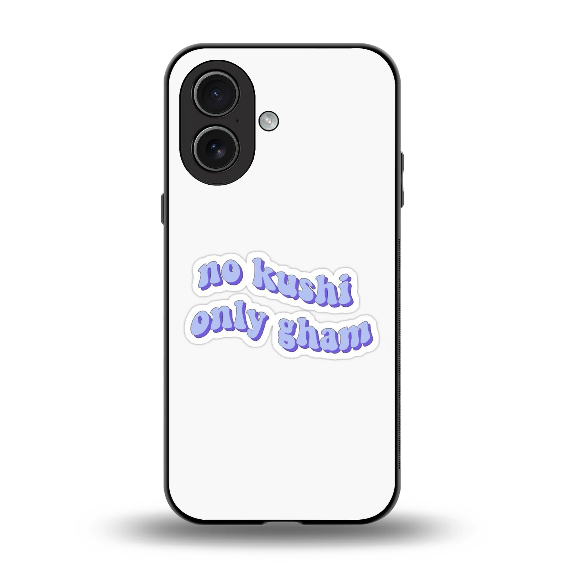 Only Gham back phone cover | glass case for iphone 17