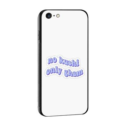 Only Gham sleek iphone 6s cover with tempered glass back and TPU edges