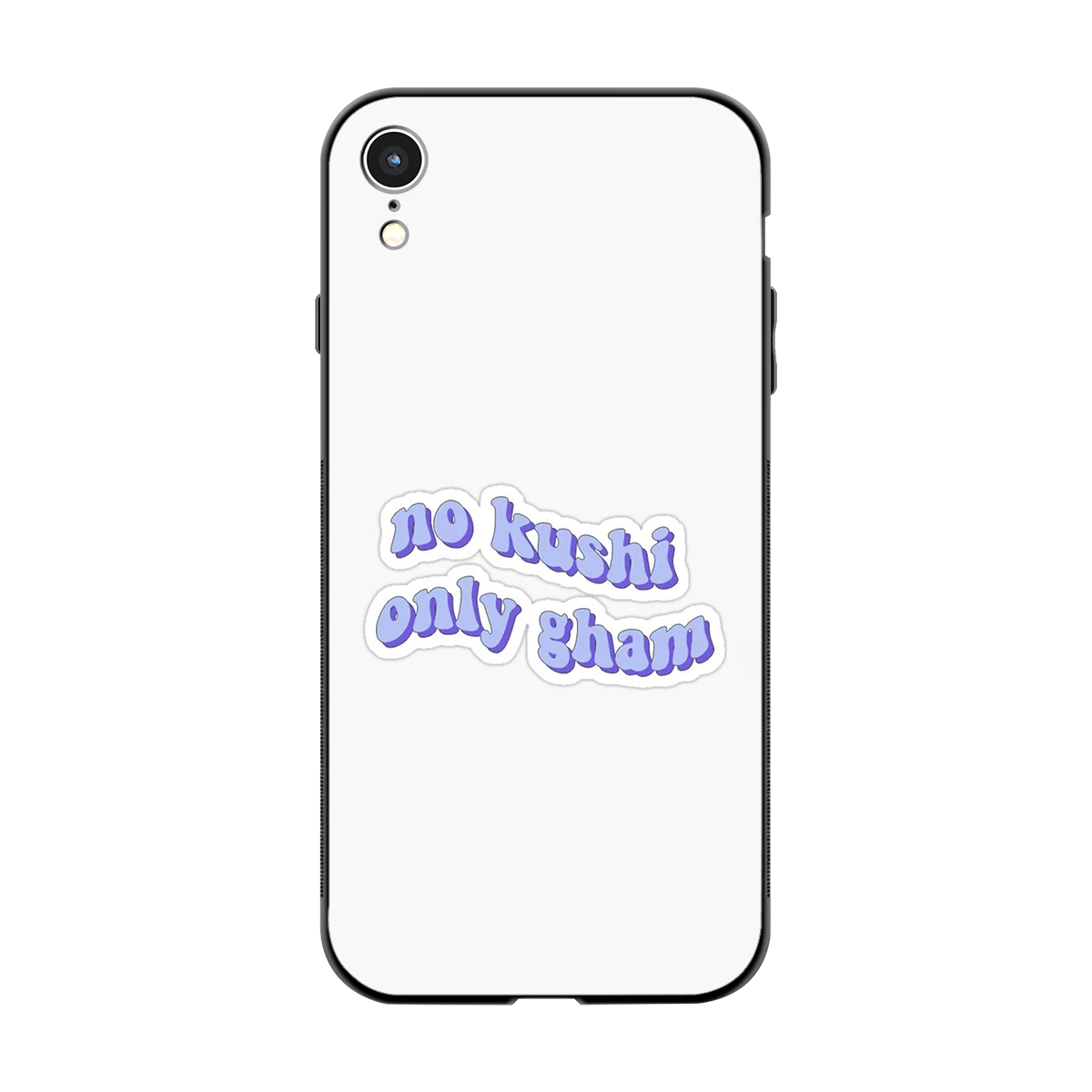 Only Gham back phone cover | glass case for iphone xr