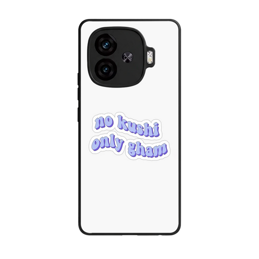 Only Gham back phone cover | glass case for iqoo neo 10r 5g